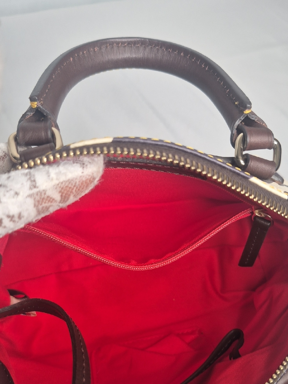 Dooney & Bourke Small Zebra Print Bag - Picture 14 of 17